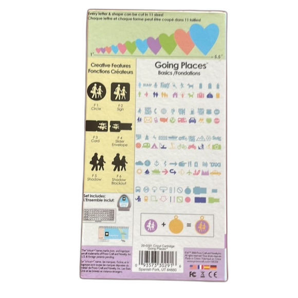 Cricut Cartridge GOING PLACES - Picture 2 of 7